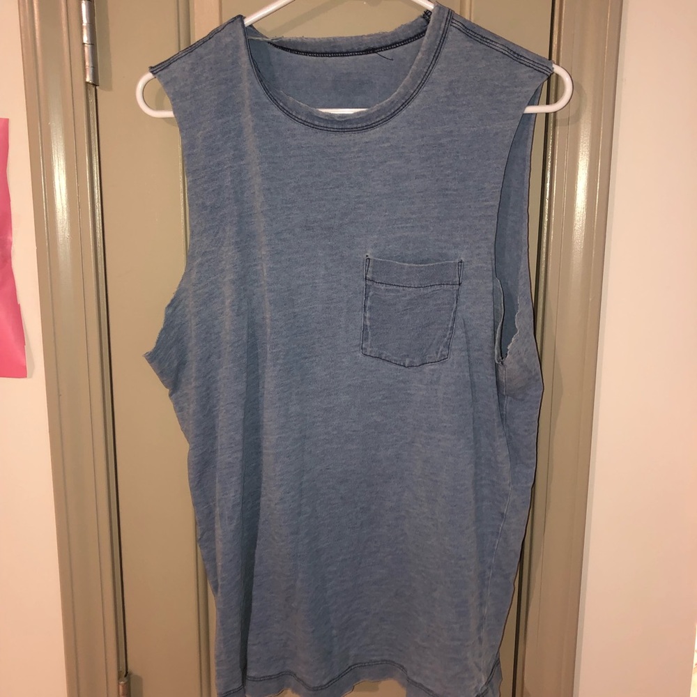 Denim look-a-like tank